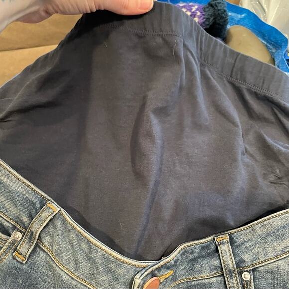 ASOS Maternity Bootcut Tummy Panel Jeans Womens 8 Blue Denim Casual Fall - Picture 8 of 8